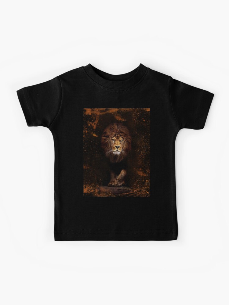 Thumbnail 1 of 2, Kids T-Shirt, SERENGETI LION designed and sold by johnnyssandart.