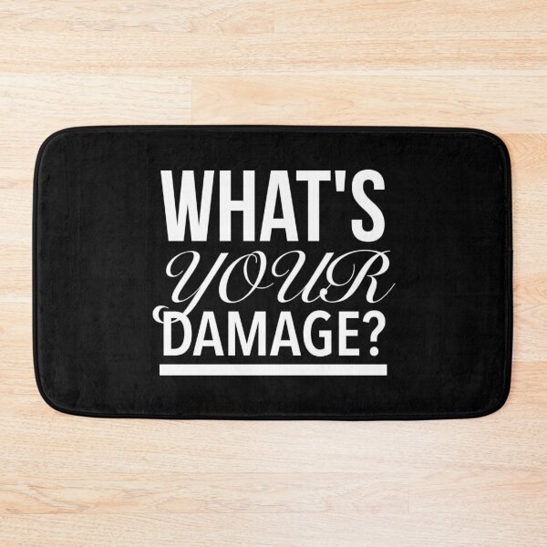Item preview, Heathers The Musical Quotes - What's Your Damage?(black) designed and sold by Delandor.