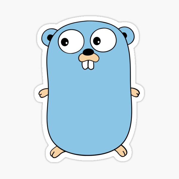 Item preview, Go Gopher Mascot (Blue) designed and sold by cookieandcode.