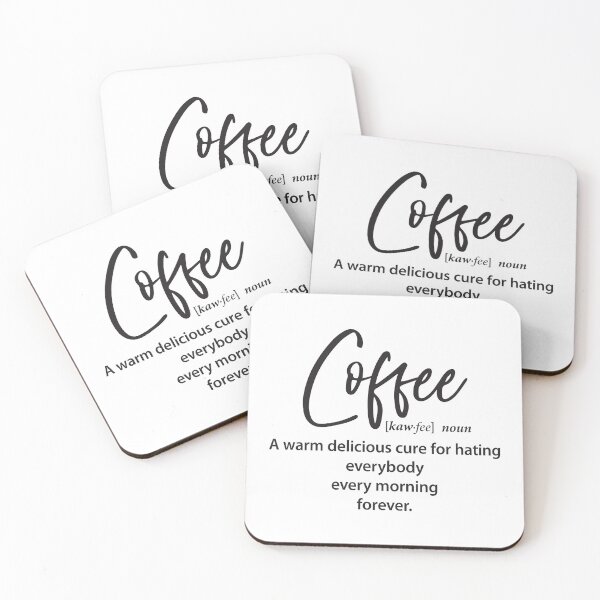 Item preview, Funny Coffee Lover Definition Gift designed and sold by AGDStudio.