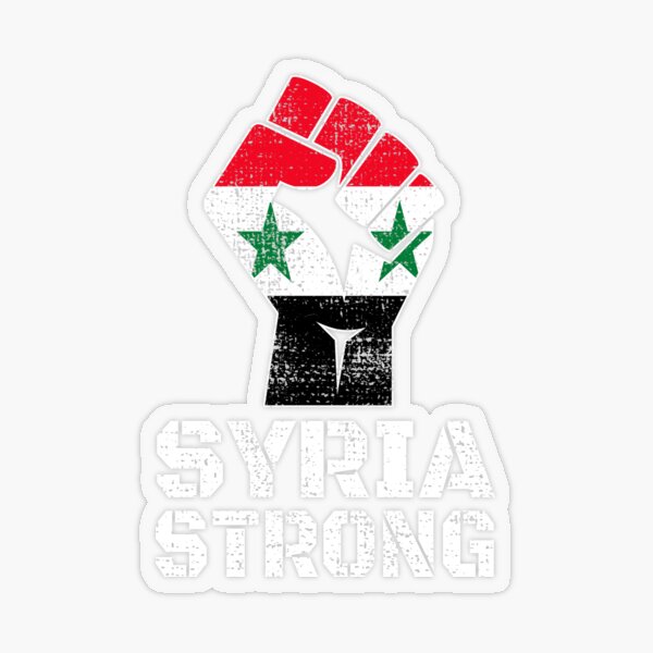 Syrian Flag Stickers for Sale