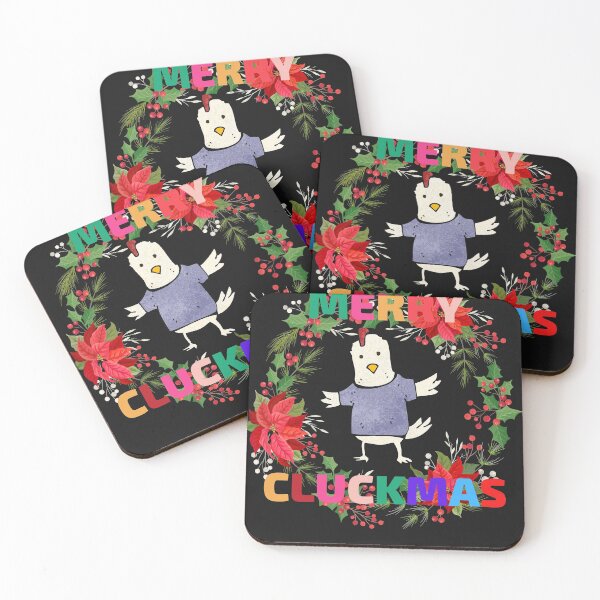 Item preview, Funny Chicken Cluckmas designed and sold by 4SeasonsDesigns.