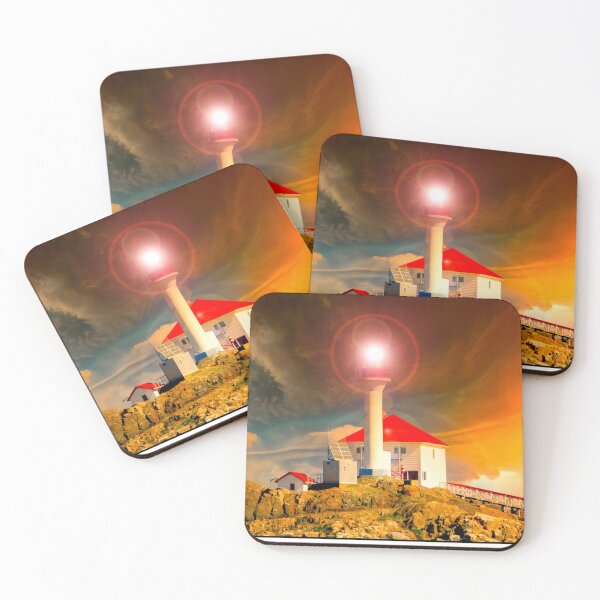 Item preview, Trial Island Lighthouse, Receding Thunderstorm designed and sold by AMacGPhilly.