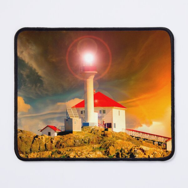 Item preview, Trial Island Lighthouse, Receding Thunderstorm designed and sold by AMacGPhilly.