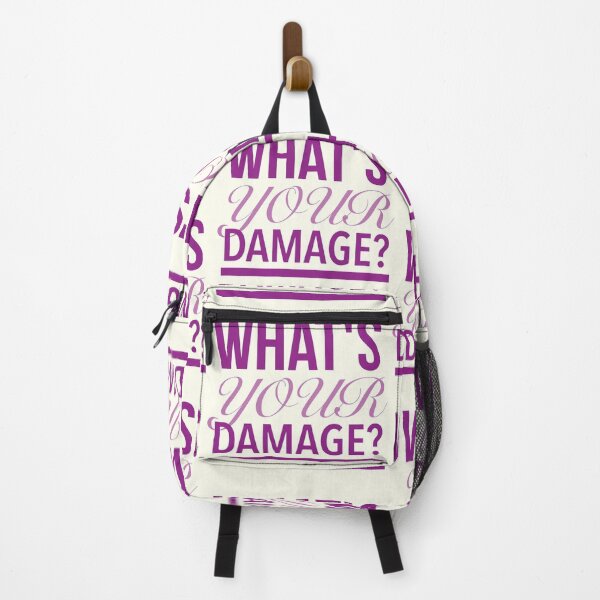 Item preview, Heathers The Musical Quotes - What's Your Damage?(purple) designed and sold by Delandor.