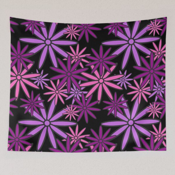 Item preview, Colorful flowers art illustration design designed and sold by Sameera Amir.