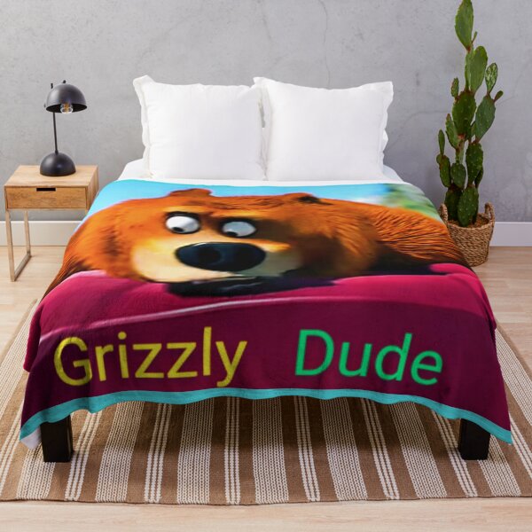 Item preview, Grizzy Dude designed and sold by TrendySpace.