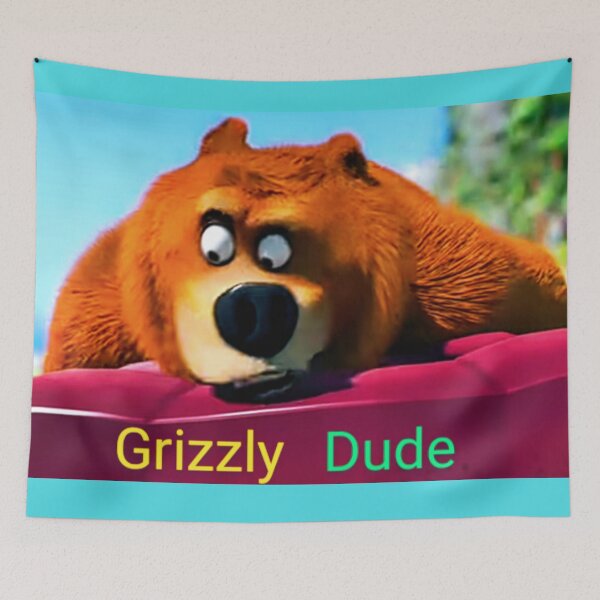 Item preview, Grizzy Dude designed and sold by TrendySpace.