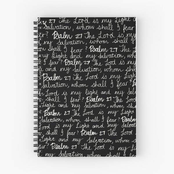 Artikelvorschau, Psalm 27 (weißer Text) entworfen und verkauft von jaycejvr.