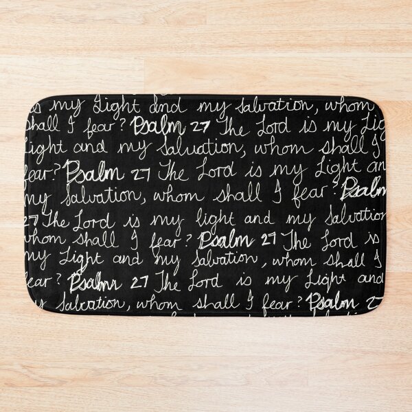 Item preview, Psalm 27 (white text) designed and sold by jaycejvr.