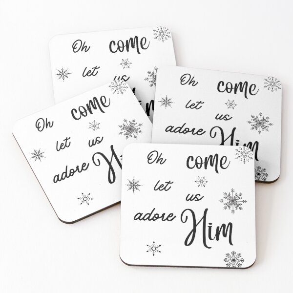 Item preview, Oh come let us adore Him designed and sold by PeppernCo.