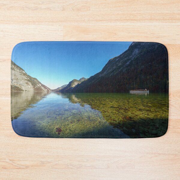 Item preview, Boat At The Lake Königssee designed and sold by rawshutterbug.