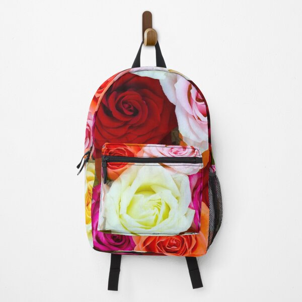 Item preview, Cute Bed of Colorful Roses Pattern designed and sold by PinkPandaDesign.