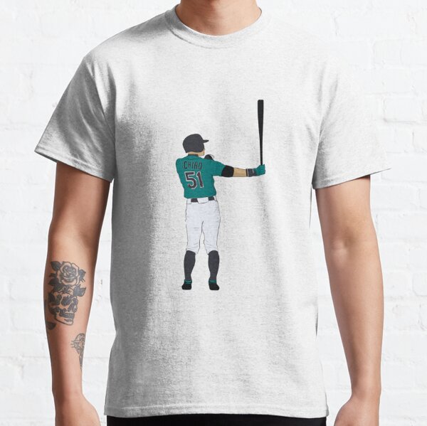 THANK YOU ICHIRO Hitstory 51 Outfielder Baseball Player T-Shirt