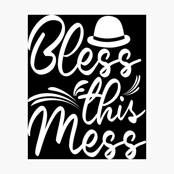 Item preview, Bless this mess funny gift idea  designed and sold by Belhbib Art ⭐⭐⭐⭐⭐.