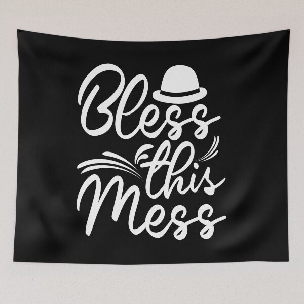 Item preview, Bless this mess funny gift idea  designed and sold by Belhbib Art ⭐⭐⭐⭐⭐.