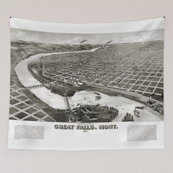 Item preview, Great Falls, Montana-1891 designed and sold by paulrommer.