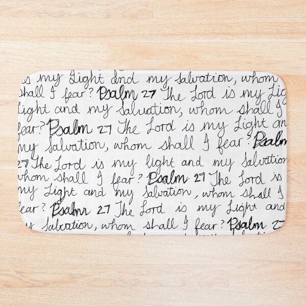 Item preview, Psalm 27 (Black text) designed and sold by jaycejvr.