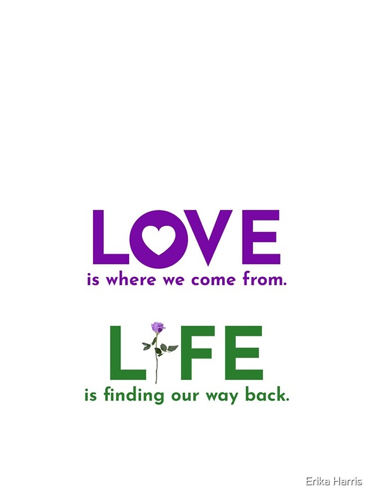 Thumbnail 4 of 4, iPhone Case, LOVE is where we come from. LIFE is finding our way back. designed and sold by SativaYoga.