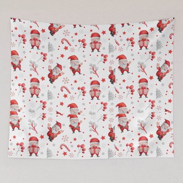 Item preview, Cute Christmas Pattern - Christmas Baubles Happy Merry Christmas Christmas wrapping paper Cute Santa Claus Pattern Cute Xmas 25th December Dragonfly Christmas Tree Holiday Time  designed and sold by ExploreTheStore.