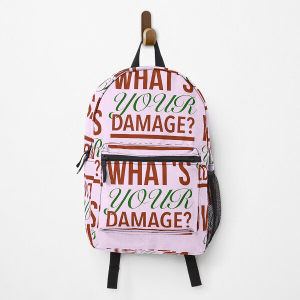 Item preview, Heathers The Musical Quotes - What's Your Damage?(brown) designed and sold by Delandor.
