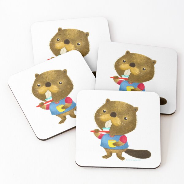 Item preview, Beaver Brush Teeth Time designed and sold by julianamotzko.