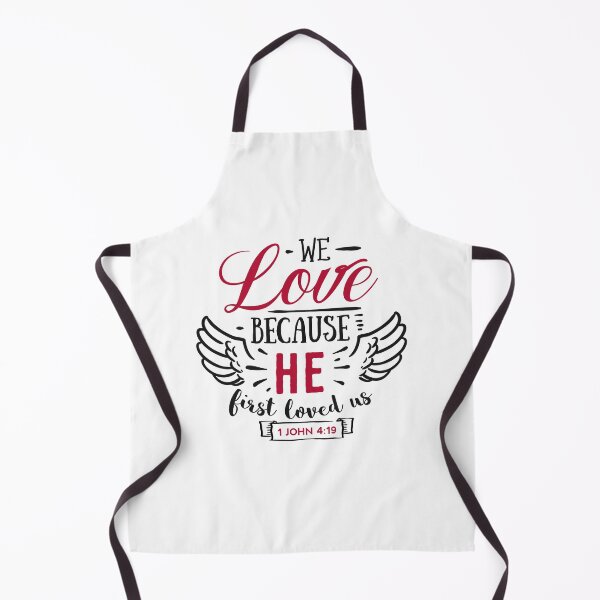 Item preview, We love because He first loved us-valentines day 2022 designed and sold by Hartics.