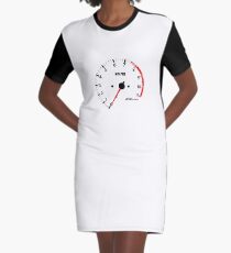 NISSAN スカイライン (NISSAN Skyline) R32 NISMO rev counter T-Shirt Kleid