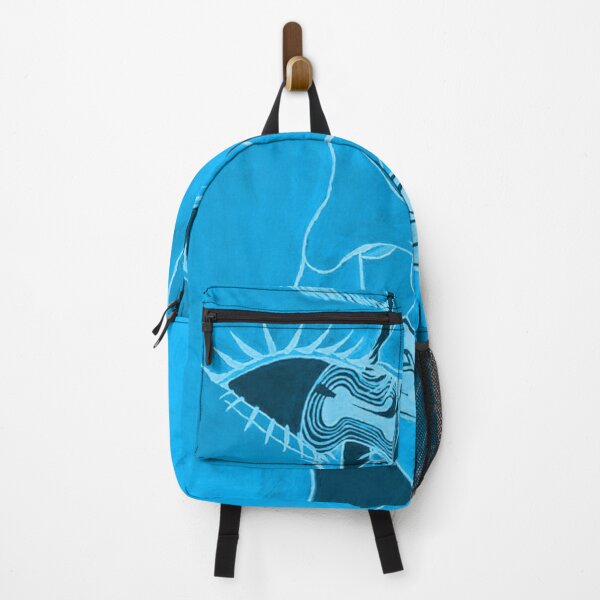 Item preview, Blue Melting Faces | Abstract Artwork Graphic Print Design designed and sold by Mikiko-Clothing.