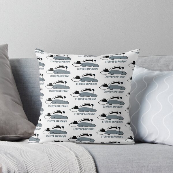 Item preview, Stopped Badgering lazy animal pun designed and sold by PandaThePun.