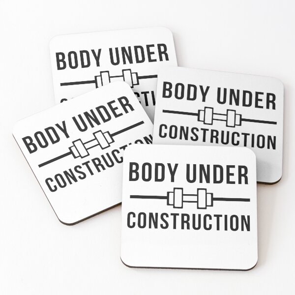 Item preview, Body Under Construction. Funny Workout Sarcastic Gym. Fitness Lifestyle. designed and sold by A-priori.