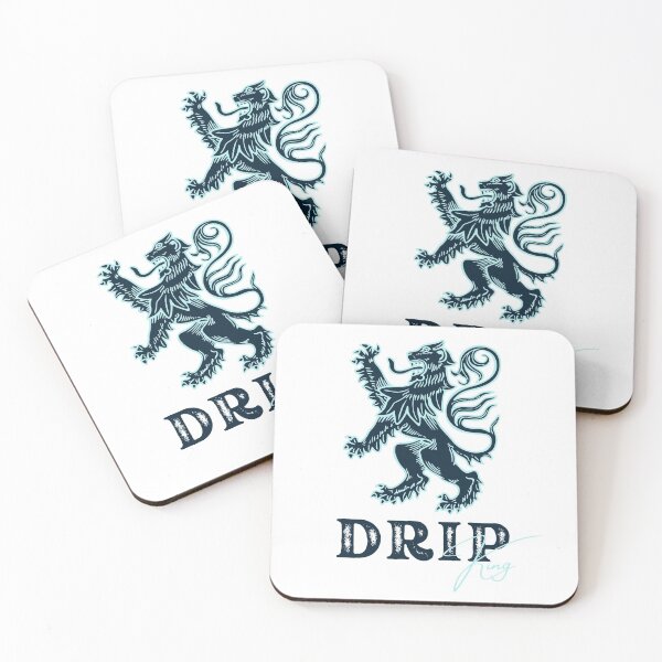 Aperçu de l'œuvre Drip King - Lion Bleu créée et vendue par CrisisCo.