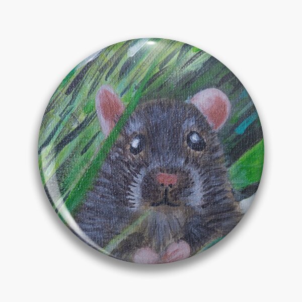 Item preview, Field mouse with pink ears and feet designed and sold by Rebekah Gavra.