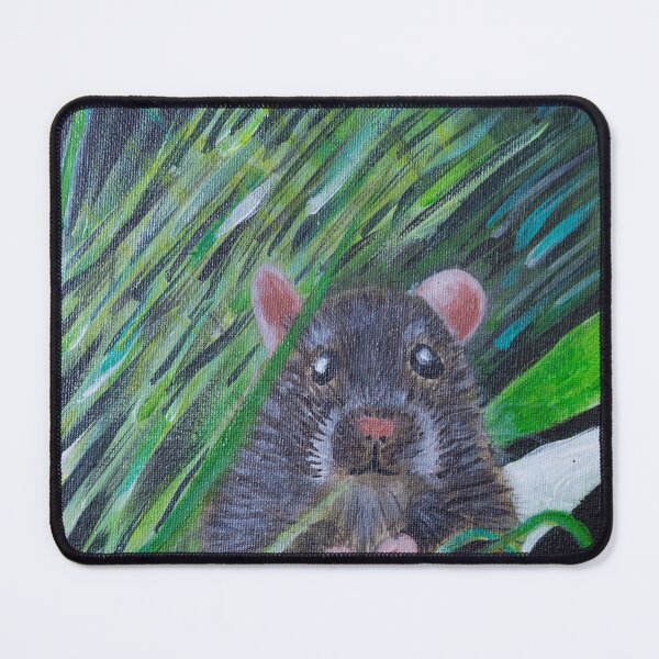 Item preview, Field mouse with pink ears and feet designed and sold by Rebekah Gavra.
