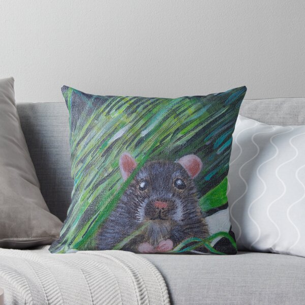 Item preview, Field mouse with pink ears and feet designed and sold by Rebekah Gavra.