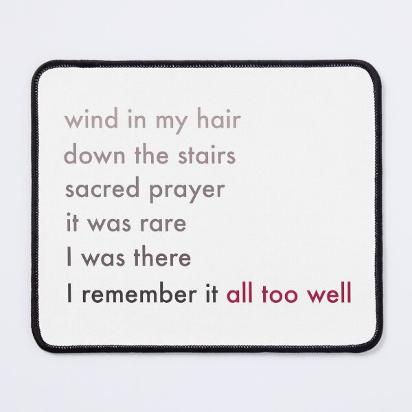Item preview, All Too Well Lyrics designed and sold by addyluvzpizza.