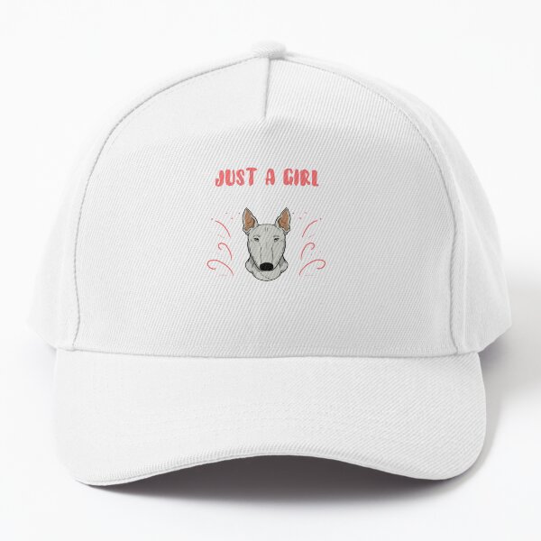 Just A Girl Who Loves Bull Terriers Dog Puppy Costume Baseball Cap