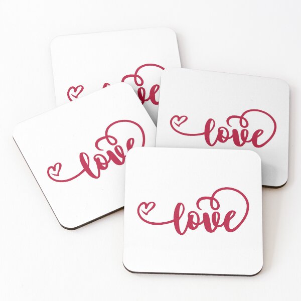 Item preview, word love in italics-valentines day 2022 designed and sold by Hartics.