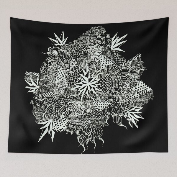 Item preview, Hand Drawn Patterns Design (white) designed and sold by jaycejvr.