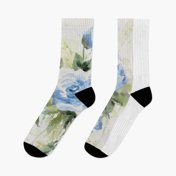 Item preview, Washy Blue Roses B designed and sold by Jean Plout.