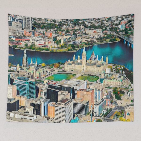 Item preview, Ottawa Skyline designed and sold by Sofia-Draws.