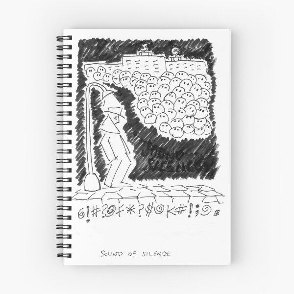 Item preview, Song Cartoon - Sound of Silence designed and sold by fred rosenthal.