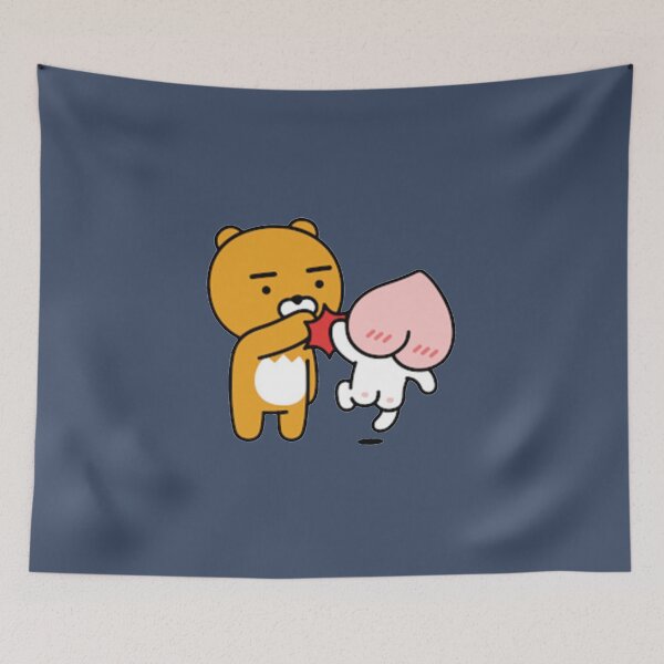 Item preview, KakaoTalk Friends Apeach & Ryan designed and sold by IsaacReeves.