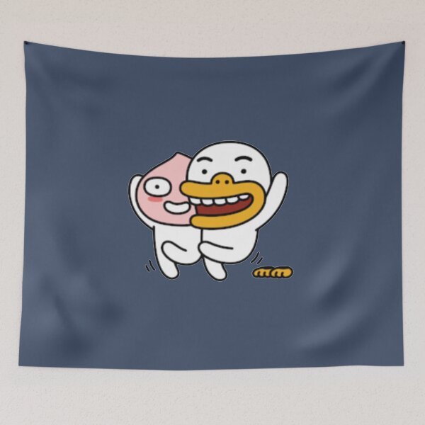 Item preview, KakaoTalk Friends Hello! Ryan (Apeach & Tube) designed and sold by IsaacReeves.