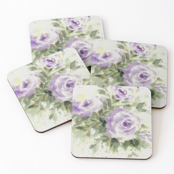 Item preview, Washy Purple Roses A designed and sold by Jean Plout.