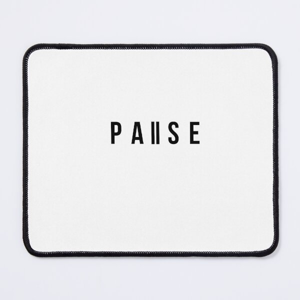 Item preview, Pause lettering design designed and sold by Lovely4utoday.