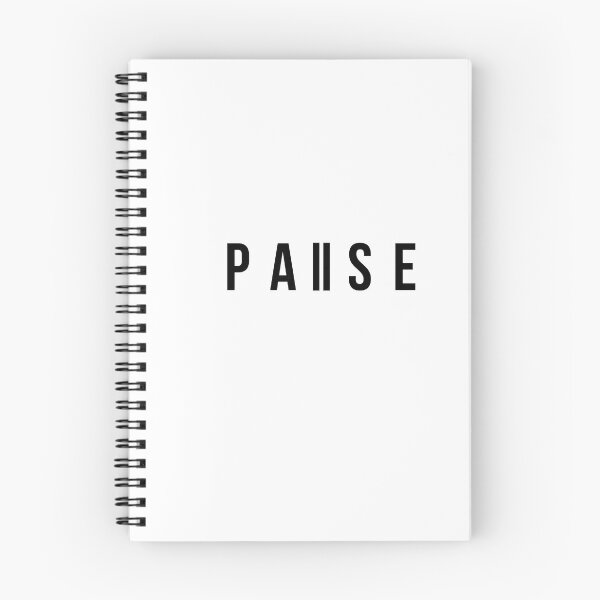 Item preview, Pause lettering design designed and sold by Lovely4utoday.