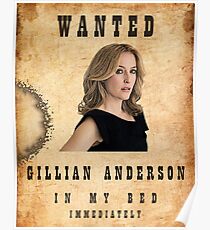 Wanted: Gillian Anderson Poster