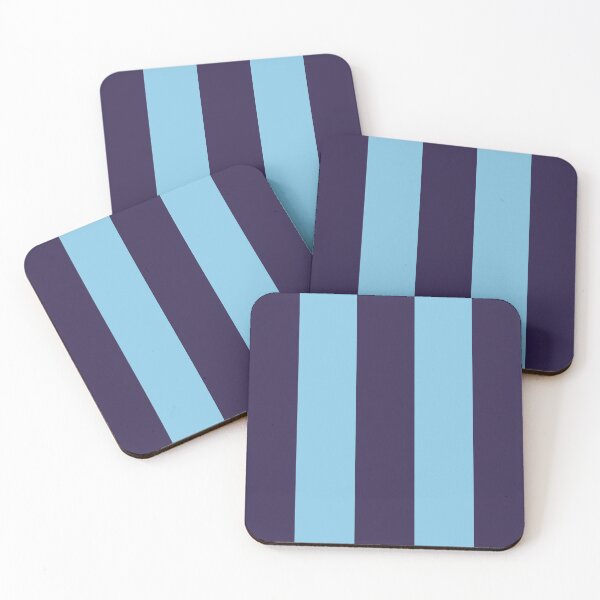 Item preview, Large NAVY BLUE and BABY BLUE Vertical STRIPES designed and sold by RachelMacht.
