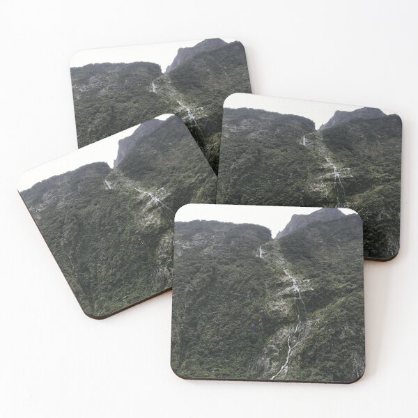 Item preview, Moody Waterfall Milford Sound New Zealand designed and sold by TheNordicDesign.